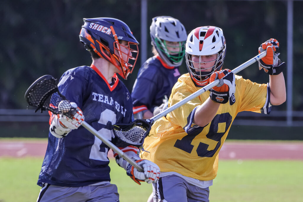 Dec 19, 2021, Delray Beach, FL, USA; My Lacrosse Tournaments Host the One Percent Showcase at American Heritage School: Mandatory Credit Mike Watters